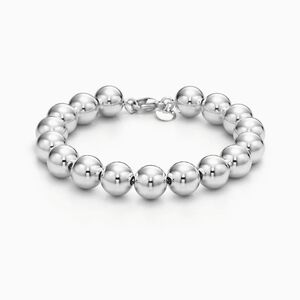 Tiffany & Co Elegant 925 Silver Ball Bracelet